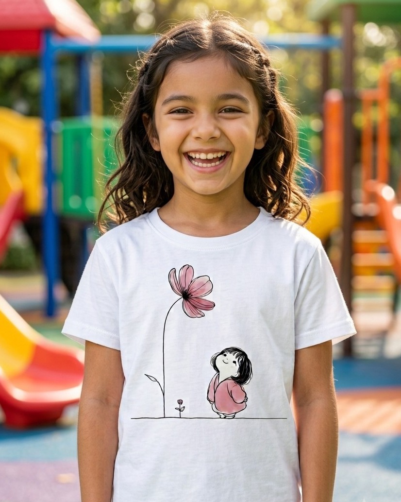 Flower Girl Kids T-Shirt