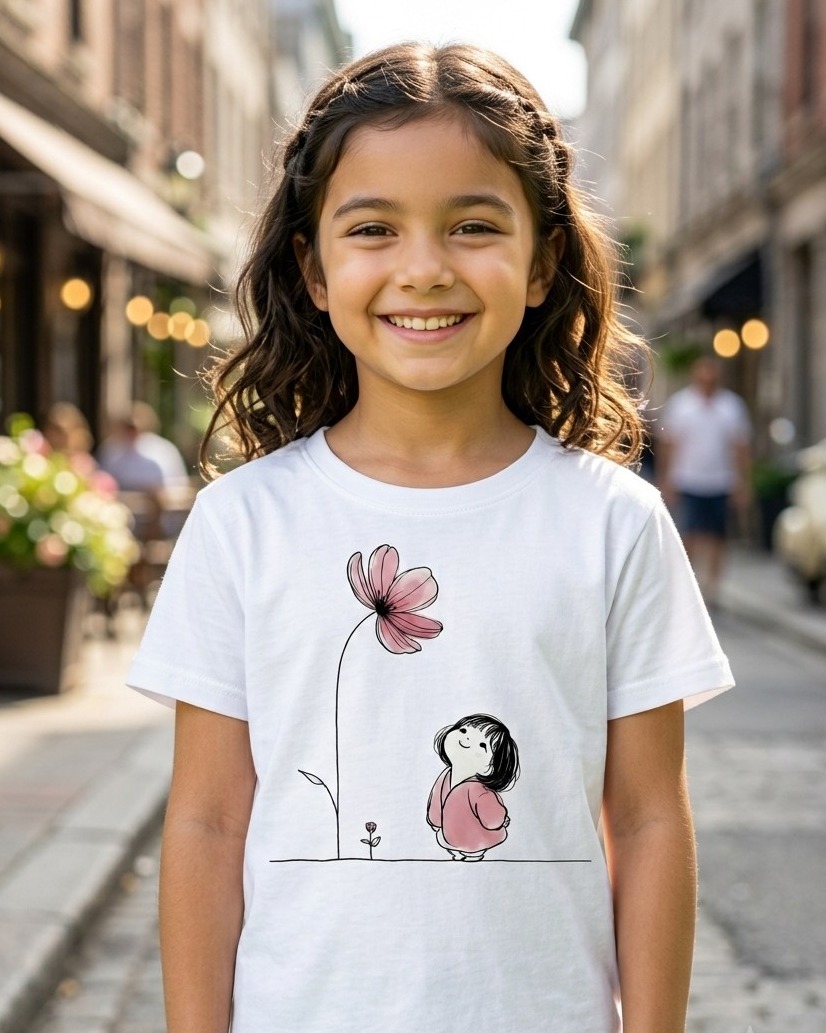 Flower Girl Kids T-Shirt